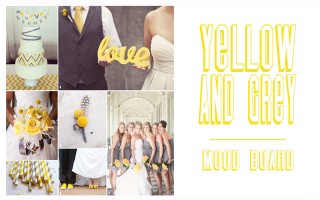 Yellow is such a cheerful colour, that always invokes a smile and the reminder of warm, delightful sunshine. Grey is elegant, smooth and contemporary. The combination of the two is a perfect one and they make for a really beautiful palette for your wedding. Two of our closest friends are getting married next year and they have chosen these modern and fun colours. Today’s mood board is in celebration of their day to […]